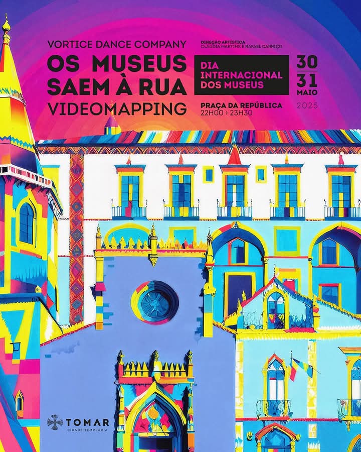 Tomar celebra o Dia Internacional dos Museus com video mapping imersivo na Praça da República