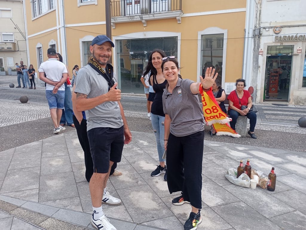 Sport Club Ferreira do Zêzere recebido em clima de festa pelos adeptos para a celebração da Dobradinha