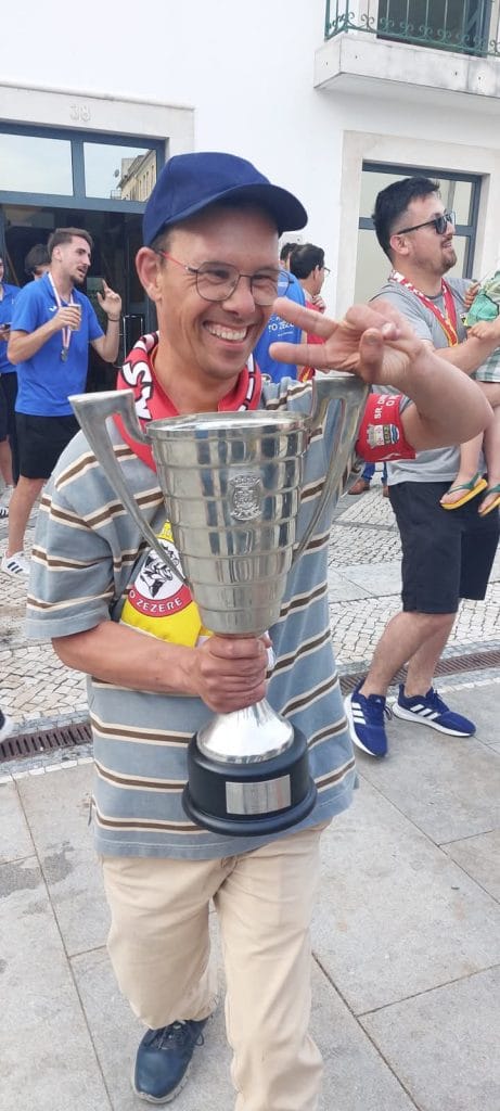 Sport Club Ferreira do Zêzere recebido em clima de festa pelos adeptos para a celebração da Dobradinha