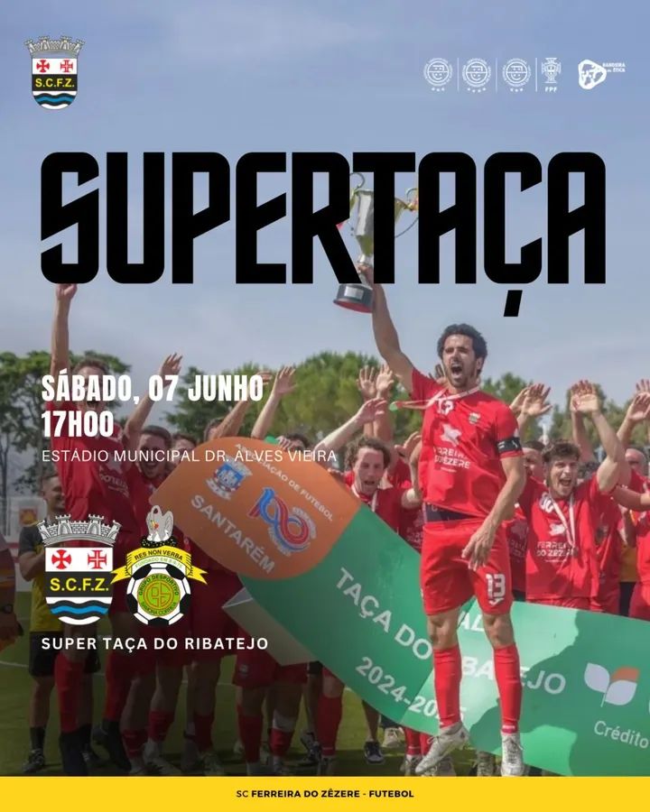 É já este sábado: Supertaça da AF Santarém com SC Ferreira do Zêzere - GD Samora Correia