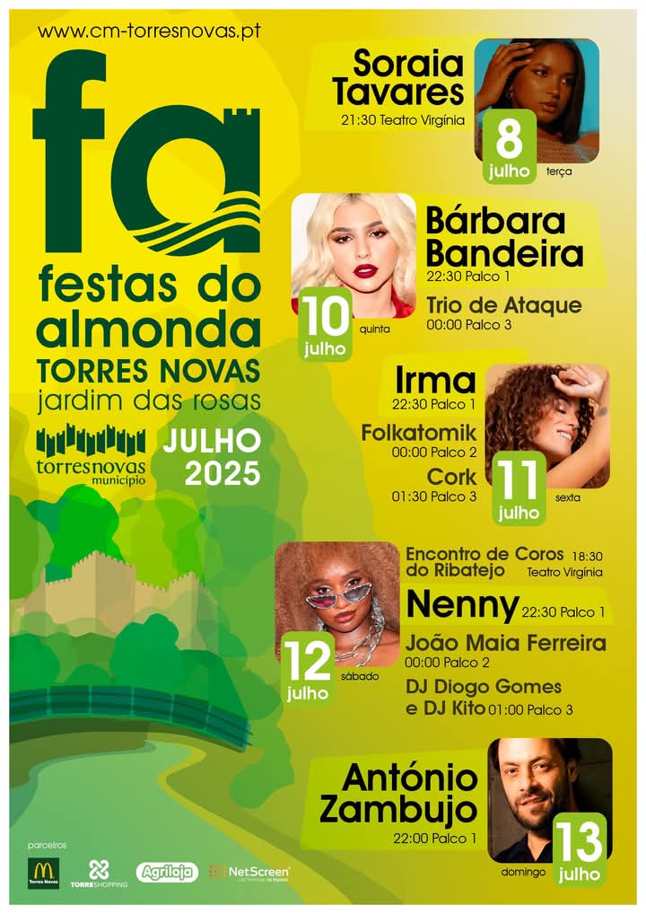 Festas do Almonda 2025: a celebração da elevação de Torres Novas a cidade
