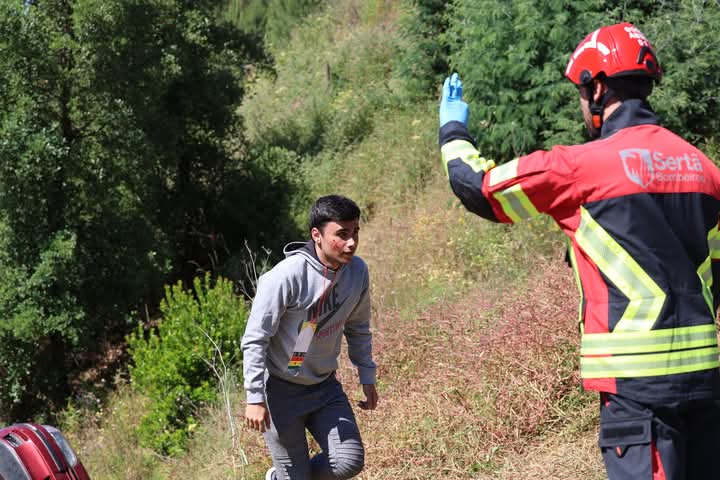 IC8 foi palco de simulacro de acidente rodoviário envolvendo 134 operacionais