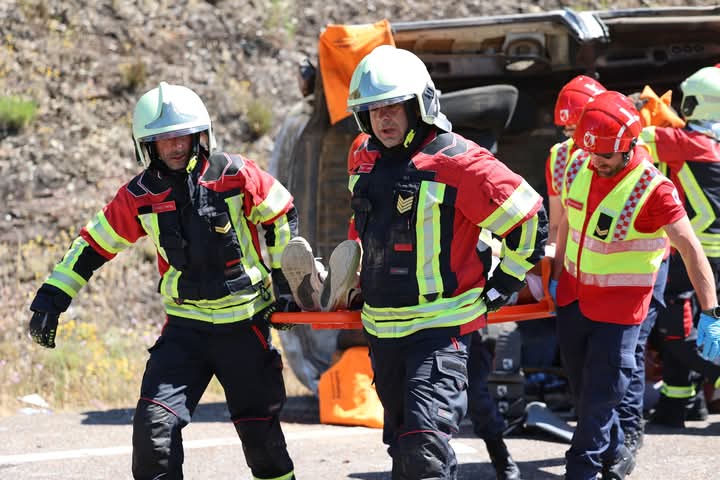 IC8 foi palco de simulacro de acidente rodoviário envolvendo 134 operacionais