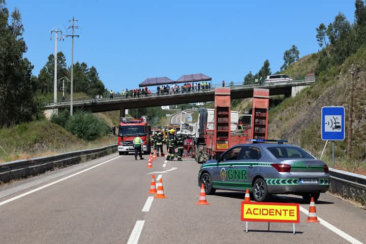 IC8 foi palco de simulacro de acidente rodoviário envolvendo 134 operacionais