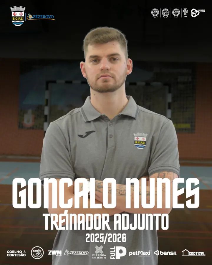 Está apresentada a Equipa Técnica de Futsal 2025/2026 do SC Ferreira do Zêzere Está apresentada a Equipa Técnica de Futsal 2025/2026 do SC Ferreira do Zêzere