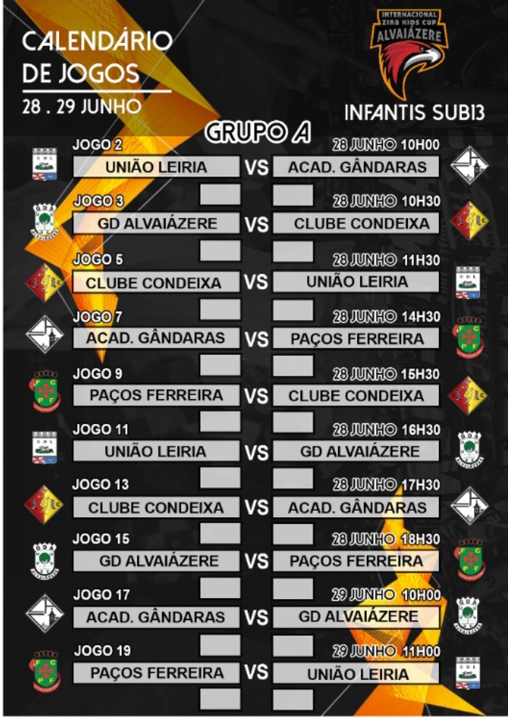 SC Ferreira do Zêzere abre a 5.ª edição do Zira Kids Cup SC Ferreira do Zêzere abre a 5.ª edição do Zira Kids Cup