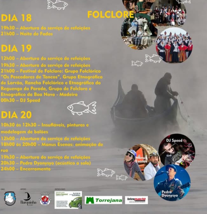 Tancos acolhe XI Festival do Peixe do Rio com Fado, Folclore e Gastronomia Tancos acolhe XI Festival do Peixe do Rio com Fado, Folclore e Gastronomia