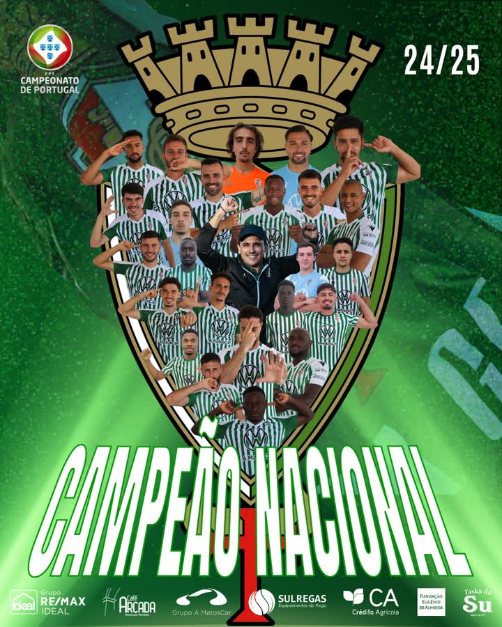 Lusitano Ginásio Clube sagra-se campeão do Campeonato de Portugal