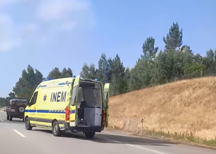 Tomar - Despiste de ligeiro na A13 esta manhã causa um ferido: trânsito circula sem problemas