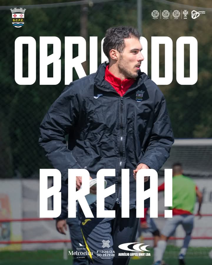 Sport Club Ferreira do Zêzere confirma a saída da equipa técnica composta por Mário Nelson, Diogo Almeida, José Breia, Artur D'Avô e Ricardo Domingues.