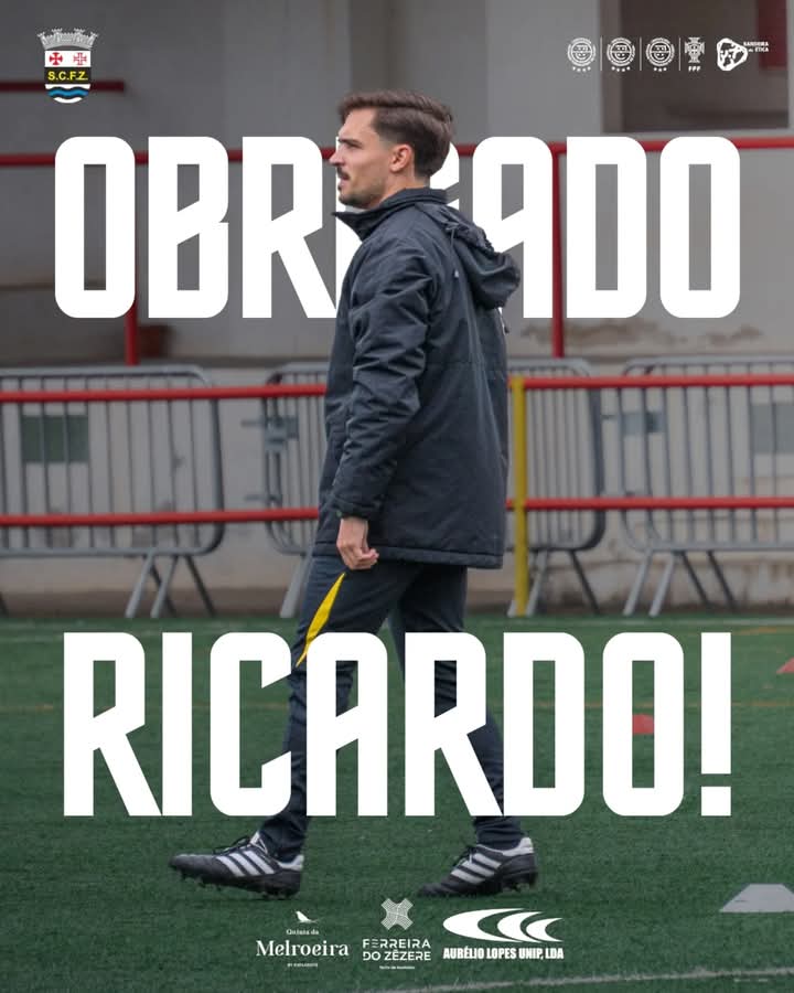 Sport Club Ferreira do Zêzere confirma a saída da equipa técnica composta por Mário Nelson, Diogo Almeida, José Breia, Artur D'Avô e Ricardo Domingues.
