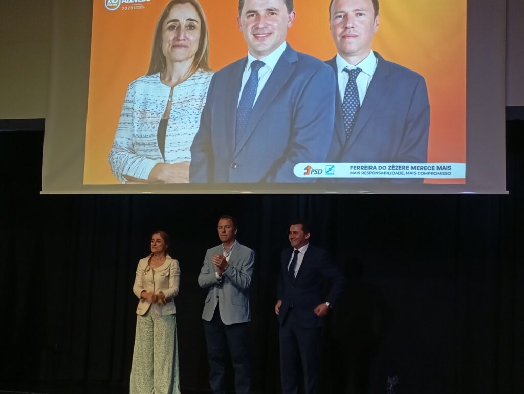 Ricardo Oliveira e eurodeputado Sebastião Bugalho na Apresentação da Candidatura de Hugo Azevedo à Câmara Municipal de Ferreira do Zêzere
