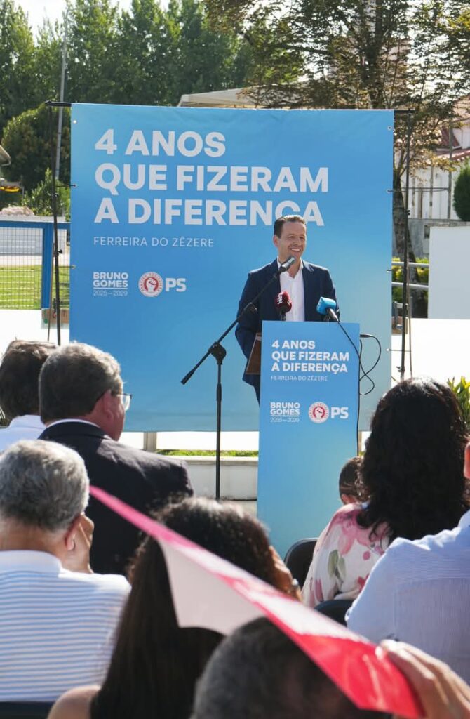 Apresentação da Candidatura de Bruno Gomes à Câmara Municipal de Ferreira do Zêzere com a presença de José Luís Carneiro