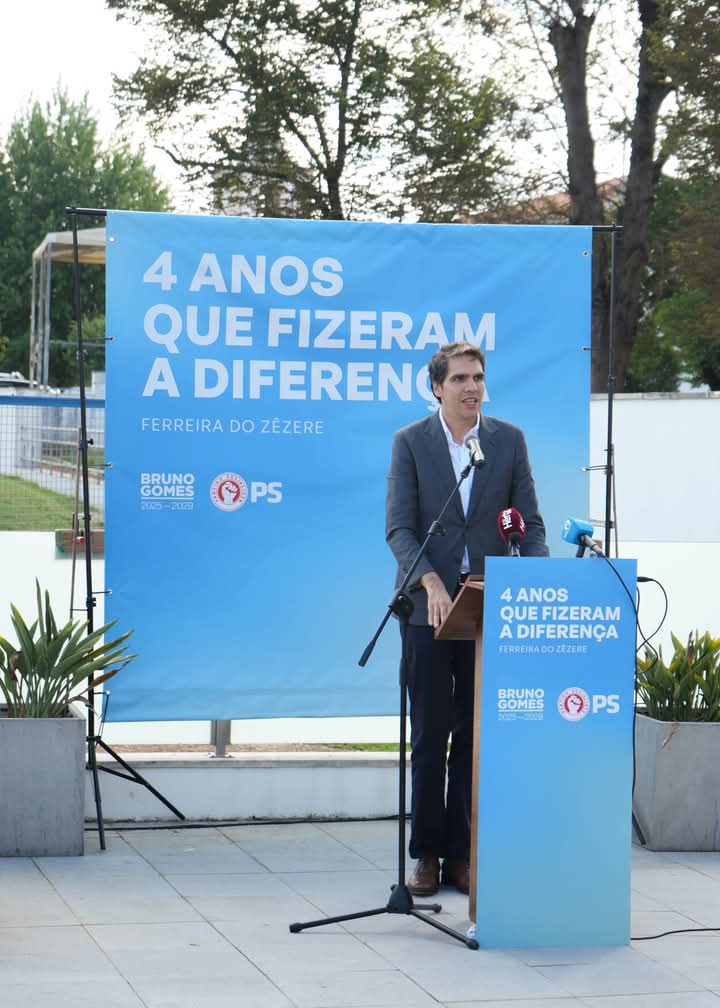 Apresentação da Candidatura de Bruno Gomes à Câmara Municipal de Ferreira do Zêzere com a presença de José Luís Carneiro