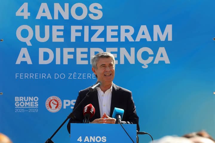 Apresentação da Candidatura de Bruno Gomes à Câmara Municipal de Ferreira do Zêzere com a presença de José Luís Carneiro