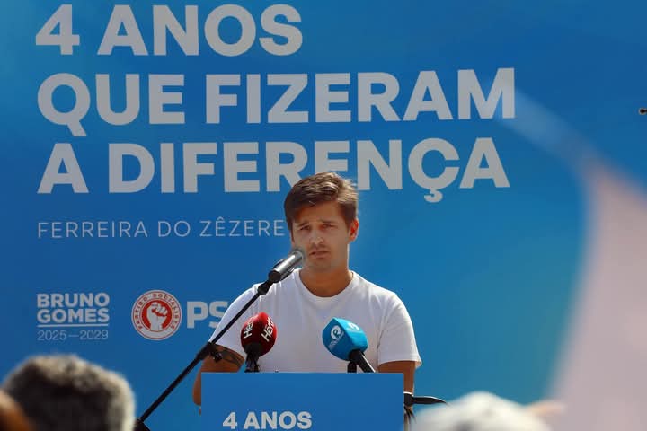 Apresentação da Candidatura de Bruno Gomes à Câmara Municipal de Ferreira do Zêzere com a presença de José Luís Carneiro