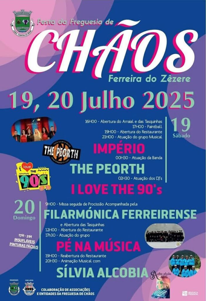 Chãos realiza a Festa da freguesia, este fim de semana