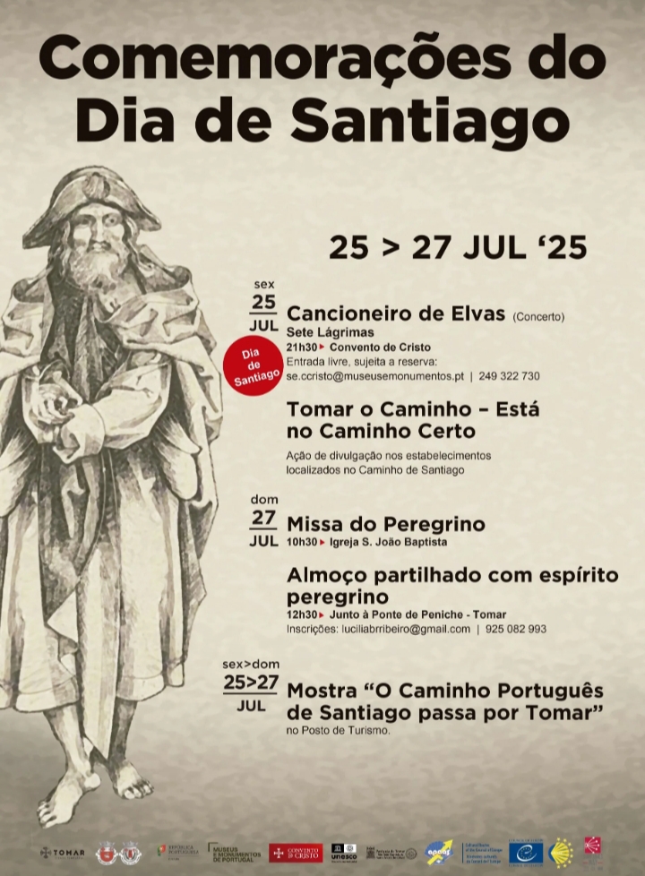 Tomar assinala Dia de Santiago com várias iniciativas de 25 a 27 de julho