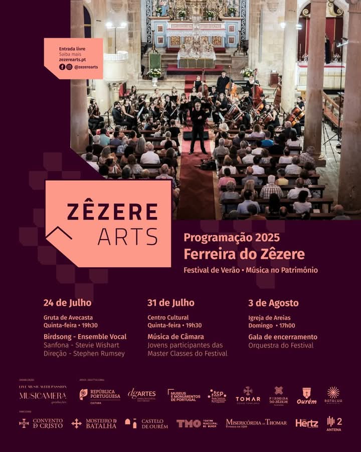 Zêzere Arts Festival pela primeira vez na Gruta de Avecasta | Hoje às 19h30
