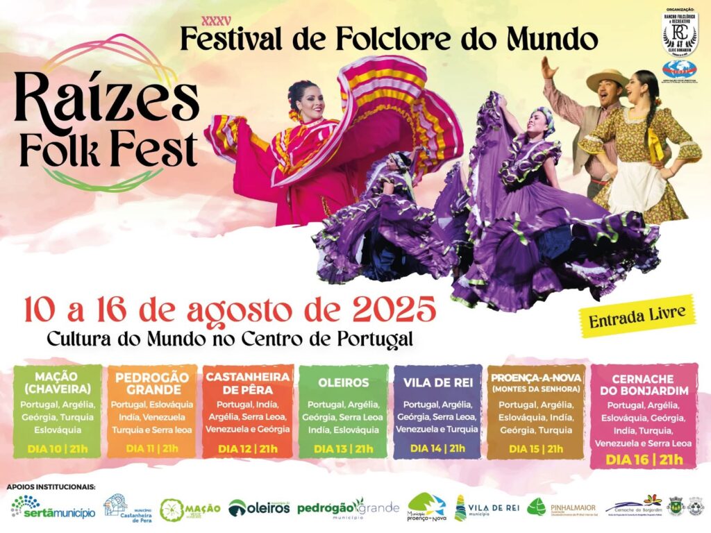 Cernache do Bonjardim acolheu apresentação do Raízes Folk Fest 2025