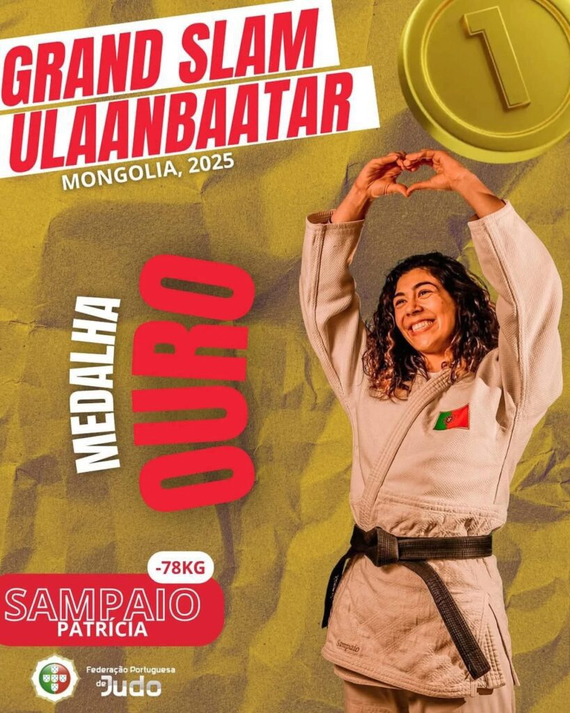 Patrícia Sampaio conquista ouro no Grand Slam de Ulaanbaatar 2025 na Mongólia