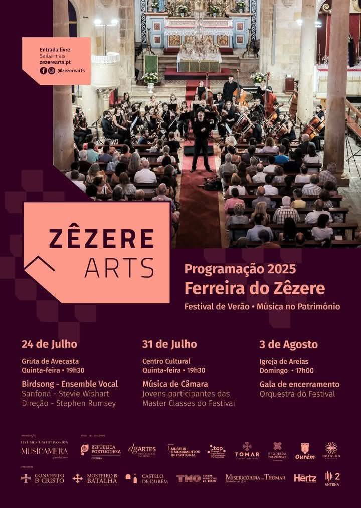 Igreja Matriz de Areias recebe a Gala de Encerramento do Festival ZêzereArts Igreja Matriz de Areias recebe a Gala de Encerramento do Festival ZêzereArts