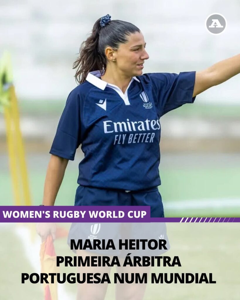 A Inspetora da PJ que está como árbitra assistente no "Women’s Rugby World Cup 2025" A Inspetora da PJ que está como árbitra assistente no "Women’s Rugby World Cup 2025"