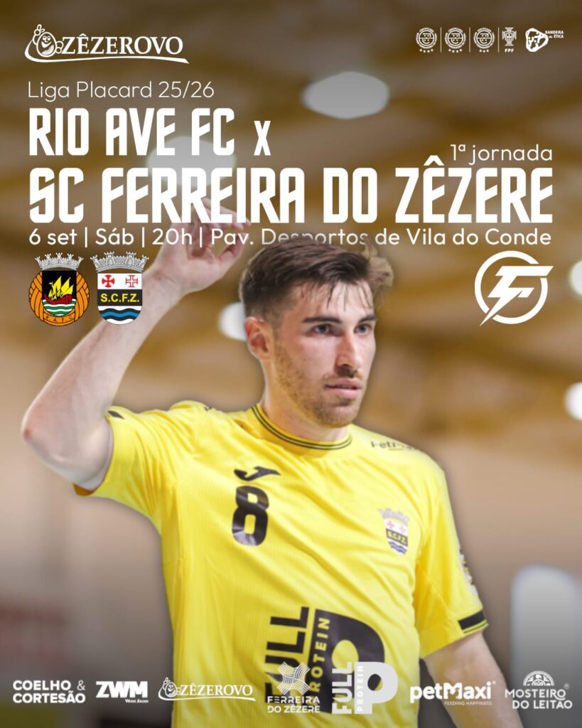 SC Ferreira do Zêzere joga sábado frente ao Rio Ave na Liga Placard