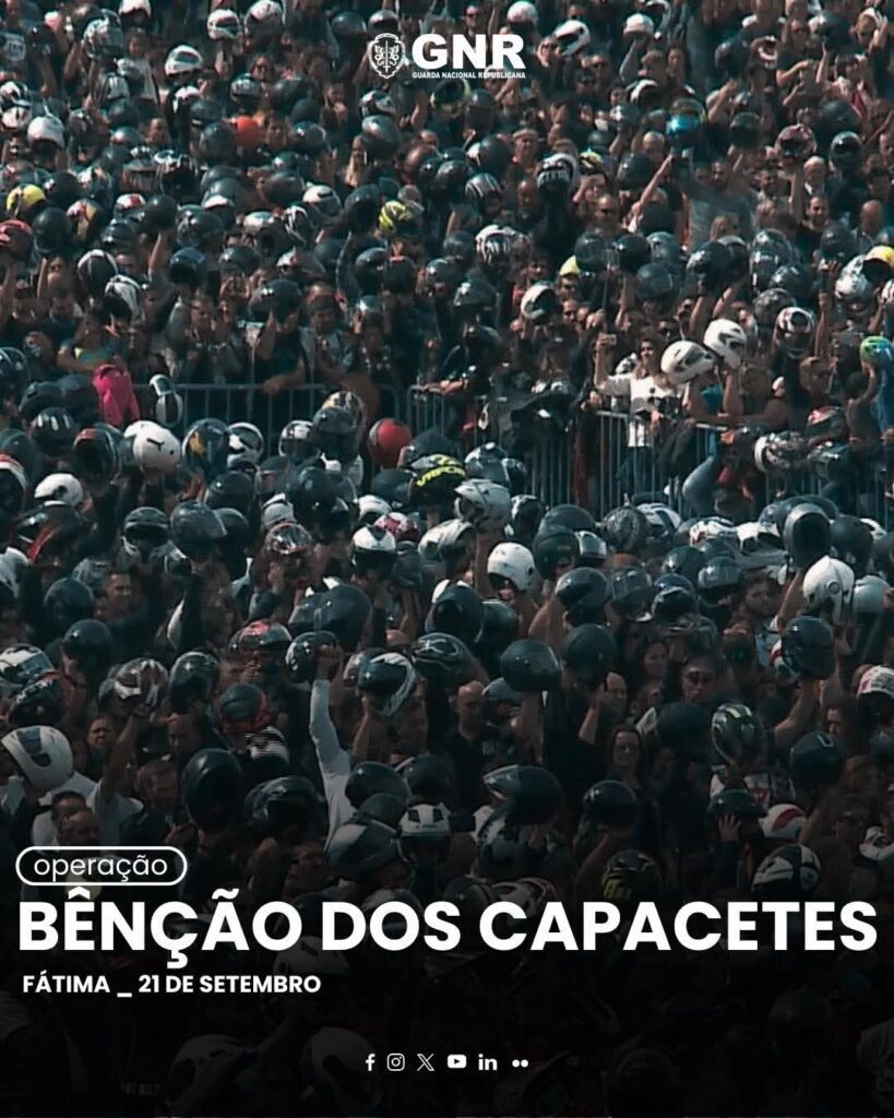 GNR implementa este domingo dispositivo especial de segurança na Bênção dos Capacetes em Fátima GNR implementa este domingo dispositivo especial de segurança na Bênção dos Capacetes em Fátima