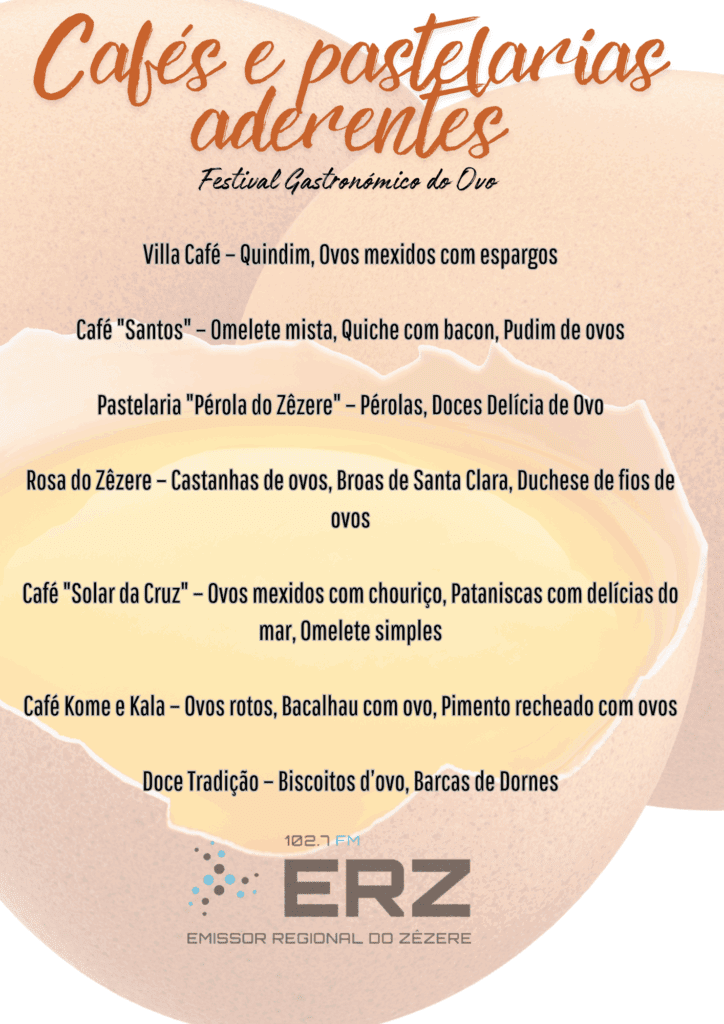 Festival Gastronómico do Ovo está de volta a Ferreira do Zêzere