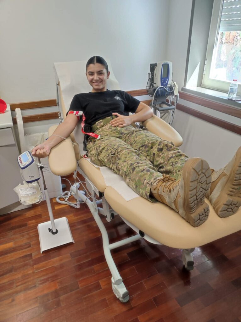 Militares do Estabelecimento Prisional Militar de Tomar doam sangue na Unidade Hospitalar de Tomar