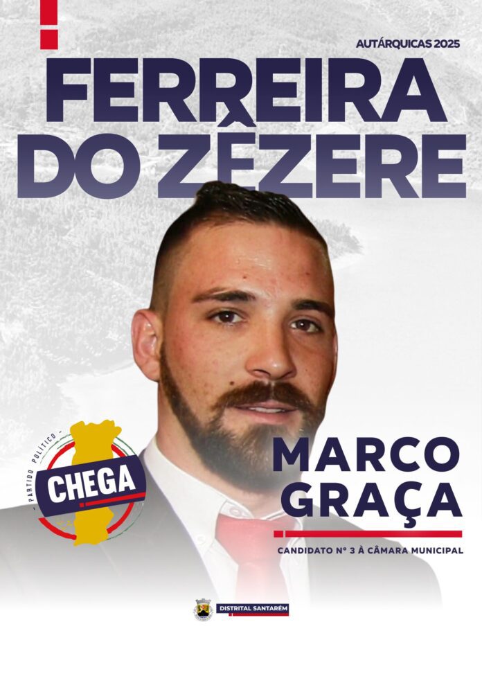 Marco Graça candidato à Câmara Municipal de Ferreira do Zêzere pelo 