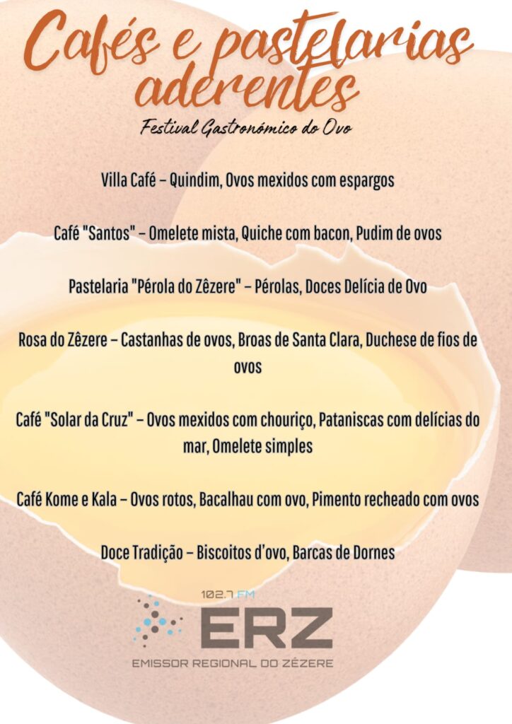 Festival Gastronómico do Ovo decorre até amanhã, 12 de outubro Festival Gastronómico do Ovo decorre até amanhã, 12 de outubro
