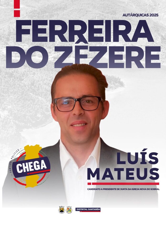 Luís Mateus é o candidato à Junta de Freguesia de Igreja Nova do Sobral pelo 