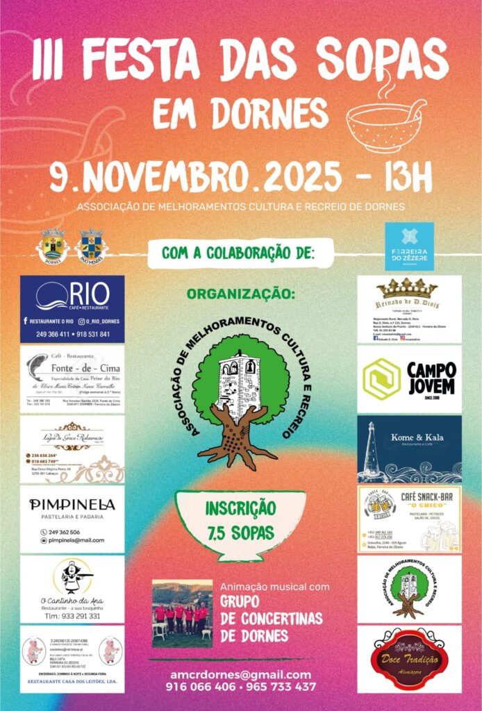 Dornes recebe este domingo a III Festa das Sopas Dornes recebe este domingo a III Festa das Sopas