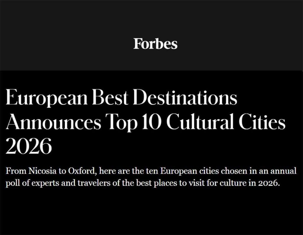 Tomar está entre as 10 cidades europeias mais culturais a visitar em 2026, segundo a Forbes