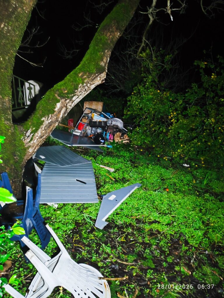 Imagens impressionantes da depressão Kristin em Ferreira do Zêzere