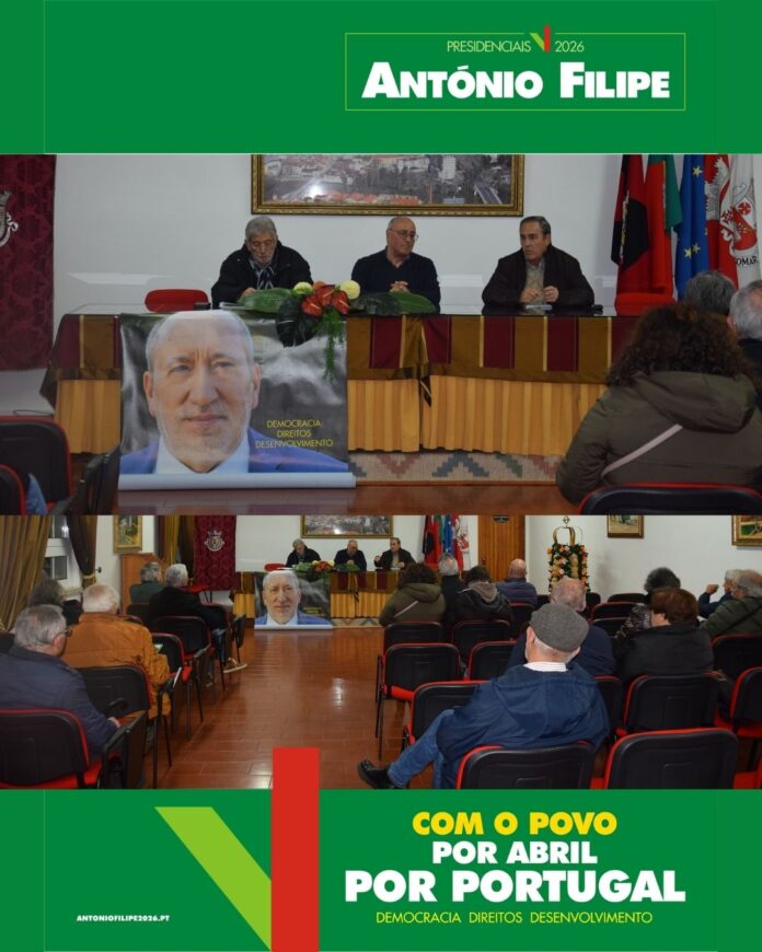 Candidatura de António Filipe da CDU debate defesa da Constituição e gestão da água em Tomar