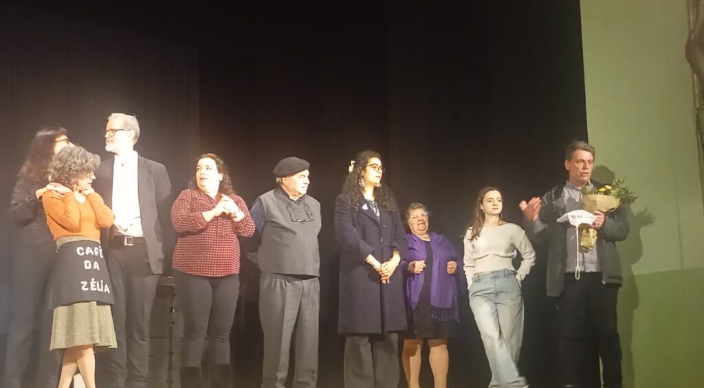 Casa cheia na estreia da peça “Festa da Neve” no Cineteatro Tasso na Sertã