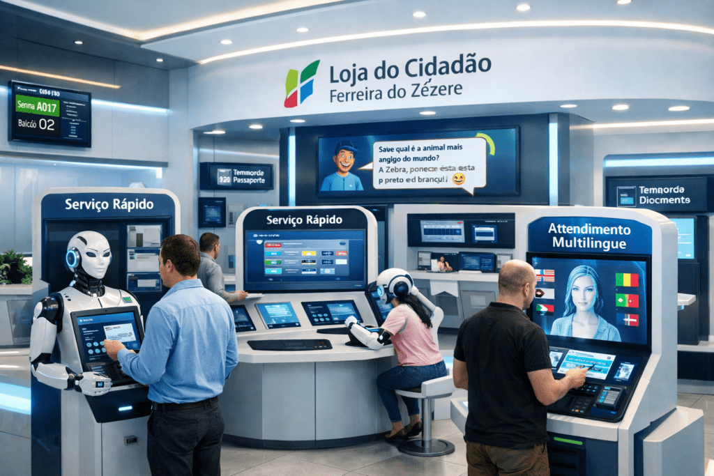 Ferreira do Zêzere vai ter a primeira Loja do cidadão totalmente robotizada em Portugal Ferreira do Zêzere vai ter a primeira Loja do cidadão totalmente robotizada em Portugal
