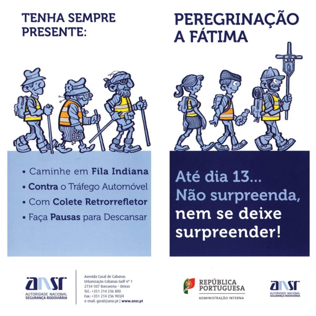 PSP de Leiria reforça segurança dos peregrinos rumo a Santuário de Fátima